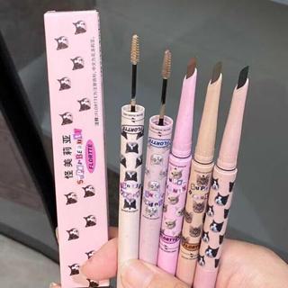  FLORTTE Chì Kẻ Mày Và Gel Kẻ Chân Mày Hai Trong Một Hai Đầu Không Thấm Nước Lâu Trôi 