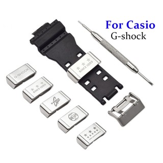Khóa Vòng Kim Loại 18mm 20mm 22mm Cho Đồng Hồ Casio G-Shock GA110 / 400 / 700 GW9300 GG1000 DW5600 Gw5610