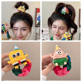 Băng đô băng đô Star Spongebob dành cho nữ 2024 Băng đô cao cấp mới mùa hè Dây cao su