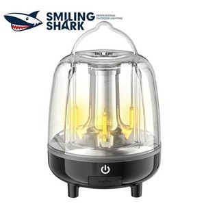 Cá mập cười ly8251 đèn cắm trại rgb đèn cắm trại usb sạc lều đèn ngoài trời nhà chiếu sáng khẩn cấp đèn pin chống nước