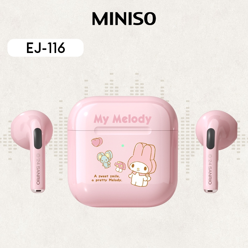 Tai nghe không dây Sanrio EJ-116 Tai nghe Bluetooth Cuộc gọi HD Giảm tiếng ồn thông minh Bluetooth d