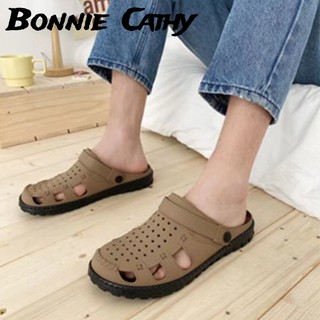  Bonnie Cathy  Giày đi biển đế mềm thoáng khí nam mới Dép ngoài trời Dép sành điệu và thoải mái 