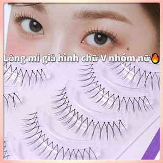 5 Cặp Mỹ Phẩm Lông Mi Nhân Tạo Hình Chữ V Lông Nhẹ Lông Mi Giả Cho Tiệc Hàng Ngày Đi Du Lịch Trang Điểm
