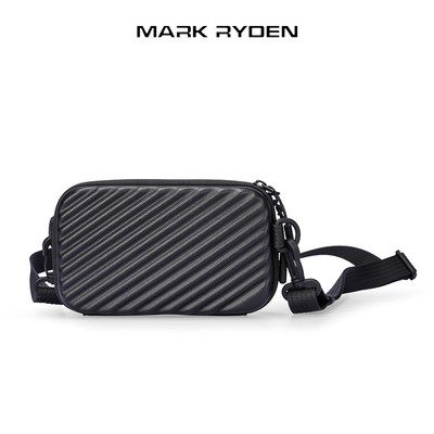 MARK RYDEN Neo Túi Đeo Nam Du Lịch Mini Túi Điện Thoại Ngực Nhiều Lớp Không Gian Vỏ Cứng Di Động Tối Giản Túi Đeo Ngang