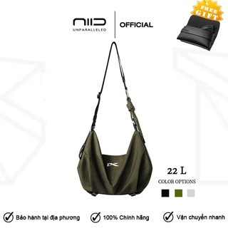 Túi tập thể dục NIID VIA Túi đeo vai dung tích lớn Túi tập thể dục Unisex chính hãng Túi đeo chéo thời trang Túi đeo chéo chống nước Túi đeo vai ngoài trời