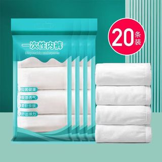   20 gói  Quần lót dùng một lần   Size lớn 35-85kg   Quần lót dùng một lần dành cho nữ   Chuyến đi công tác du lịch   Bao bì độc lập vô trùng   Quần short dùng một lần   Bán buôn đồ dùng cho bà bầu 