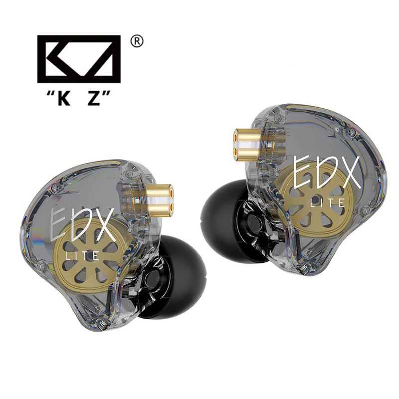 Tai nghe KZ-EDX Lite nhét tai HIFI âm trầm, màn hình trong, dây động từ tính