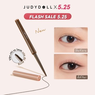 JUDYDOLL Chì Kẻ Mắt Precisely Depicted Slim Gel Eyeliner Mướt mịn Chống nước Chống lem Lâu trôi 0,06g