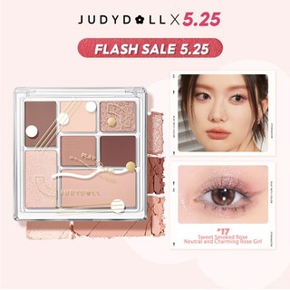 JUDYDOLL Bảng phấn mắt 7 màu Play Color ALL-IN-ONE Palette Tiện lợi Đa năng Mịn Dễ tán 8.5g