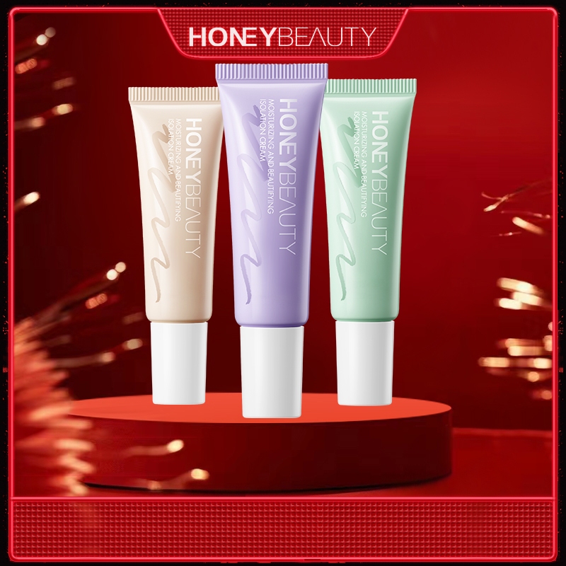 【VN Tàu Thủy Kem lót Honey Beauty 10g trang điểm kiềm dầu nâng tông che lỗ chân lông làm mịn da