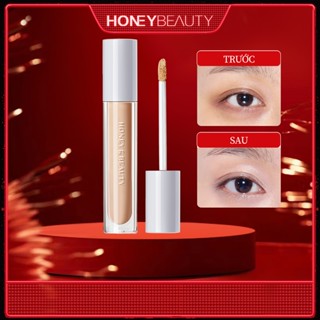  【VN Tàu Thủy Kem che khuyết điểm Honey Beauty che khuyết điểm dạng lỏng độ bao phủ cao và lâu trôi 