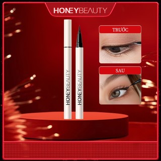  【VN Tàu Thủy kẻ mắt bút kẻ mắt HoneyBeauty chì kẻ mắt kẻ mắt Đen dạng lỏng lâu trôi không thấm nước trang điểm mắt 
