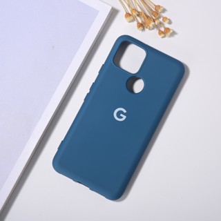 Ốp Silicon Lỏng Chính Hãng Cho Google Pixel 5 Soft Touch Silky Cover 2.0MM Vỏ Chống Sốc