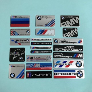 3d Hợp Kim Nhôm Logo BMW Thích Hợp Cho Xe BMW Nhãn Dán M Hiệu Suất Kim Loại Xe Miếng Dán BMW Nhãn Nhôm Nhãn Lá Bảng Trang Trí Miếng Dán