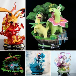 Pocket Monster Pokemon Charizard Mewtwo Lucky Bag Mystery Box Blind Box Doll Figure Office Decoration Statue Model Gift Toy