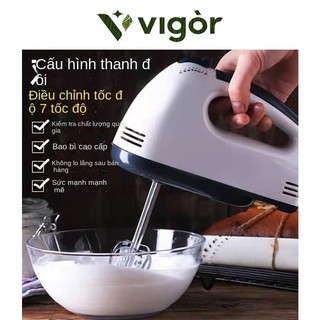 VIGOR丨Máy đánh trứng tự động cầm tay tiện lợi Máy làm bánh điện Máy làm bánh nướng Máy trộn kem nhỏ