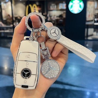 Vỏ tpu bọc chìa khóa điều khiển từ xa bằng cho mercedes benz e class w213 e200 e260 e300 c a s class