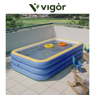 VIGOR丨Bể bơi bơm hơi cho trẻ em, trẻ sơ sinh, bể bơi bóng đại dương, trẻ em, gia đình người lớn, bể bơi ngoài trời lớn