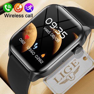 Đồng hồ thông minh LIGE Nam Theo dõi sức khỏe chống nước Cuộc gọi Bluetooth Theo dõi sức khỏe