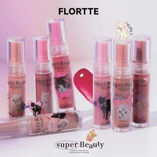  FLORTTE Son bóng dưỡng ẩm và dễ lên màu 