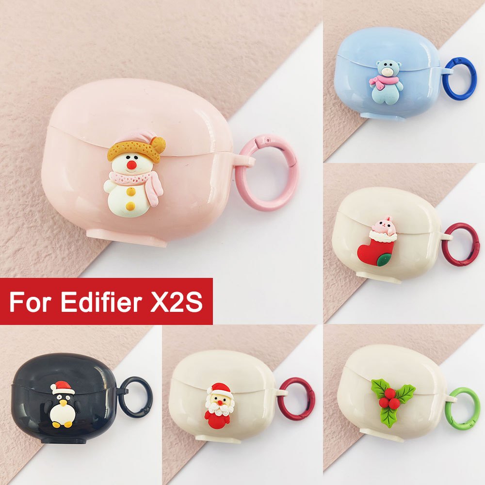 Ốp Bảo Vệ Hoạt Hình Chống Rơi Dễ Thương Cho Edifier X2S Vỏ Cho Edifier X2S Vỏ Tai Nghe Mềm Có Nhẫn M