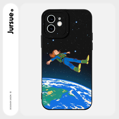 Ốp lưng JURSUE mềm độc lạ ngộ nghĩnh dễ thương đẹp cho iPhone 17 16 15 14 13 12 11 Pro Max SE 2020 X XR XS ip 8 7 Plus kute Y5130Q