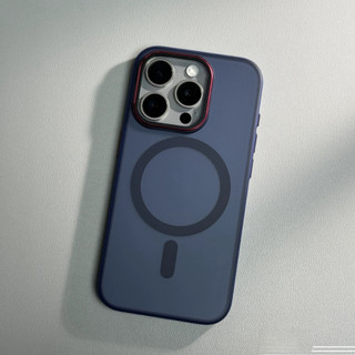 【Matte acrylic hard case/Blue】Ốp lưng compatible for iPhone 15 14 13 12 11 case