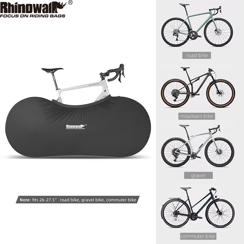 Rhinowalk Vải Đàn Hồi Vỏ Xe Đạp Bảo Vệ MTB Bao Xe Đạp Bao Bọc Bánh Xe Đạp Phụ Kiện Phù Hợp Với 26-27