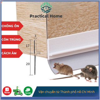 Thông tin sản phẩm Thanh chặn cửa PVC dài 1.0m chất lượng cao một phần vào đế cửa, siêu dính, có thể ngăn ngừa côn trùng và bụi bẩn