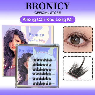 BRONICY Lông Mi Giả Không Cần Keo Tự Dính Tự Nhiên Truyện Tranh Tái Sử Dụng Dễ Dán Lông Mi