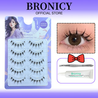 Bronicy Lông Mi Giả Dày Barbie Quỷ Nhỏ Lông Mi Mô Phỏng Tự Nhiên Truyện Tranh Trong Suốt Thân Ghép Lông Mi