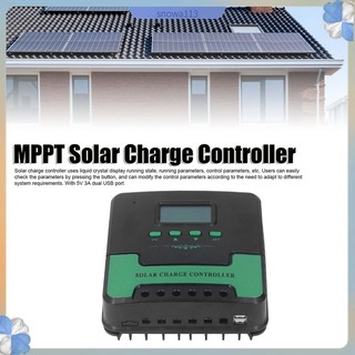 Bán nóng mppt bộ điều khiển sạc năng lượng mặt trời 12v 24v nhận dạng tự động màn hình lcd chỉnh chiếu sáng thông minh pin