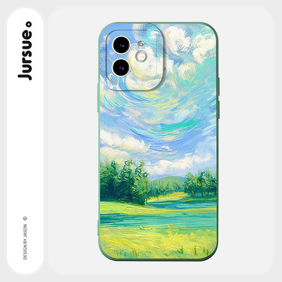 Ốp lưng JURSUE mềm chống sốc độc lạ dễ thương đẹp cho iPhone 16 15 14 13 12 11 Pro Max SE 2020 X XR XS ip 8 7 Plus kute Y5146Q