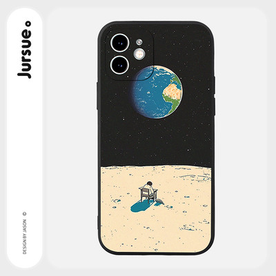 Ốp lưng JURSUE mềm chống sốc độc lạ ngộ nghĩnh cho iPhone 17 16 15 14 13 12 11 Pro Max SE 2020 X XR XS ip 8 7 Plus kute Y5138Q