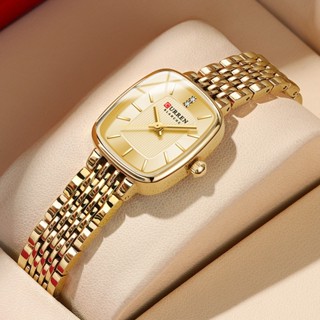 Đồng Hồ Nữ CURREN Nguyên Bản Thương Hiệu Mới Sang Trọng Thép Không Gỉ Thời Trang Công Sở Thạch Anh Analog Chống Thấm Nước 9093X