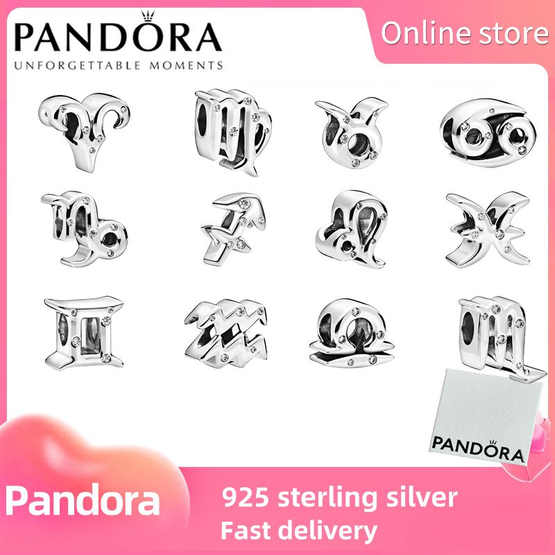Mặt dây chuyền vòng tay PANDORA bạc S925 Pandora12 Chòm sao