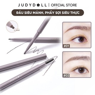 Bút chì kẻ chân mày Judydoll lâu trôi chống thấm nước với thiết kế 2 đầu 10g