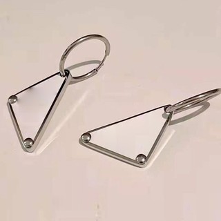 Bông Tai Hình Tam Giác In Chữ Phong Cách Hàn Quốc Thời Trang Cho Nữ