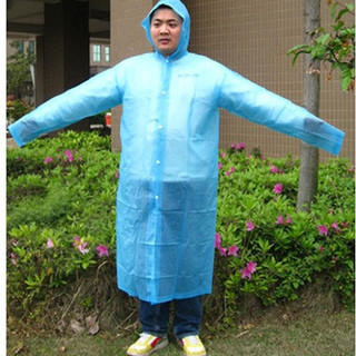 Áo mưa di động chống nước phổ thông có mũ trùm đầu và tay thể tái sử dụng cho cả nam nữ Người lớn