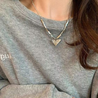 Dây Chuyền Thép Titan Ba Chiều Phong Cách Mới Đơn Giản Cla