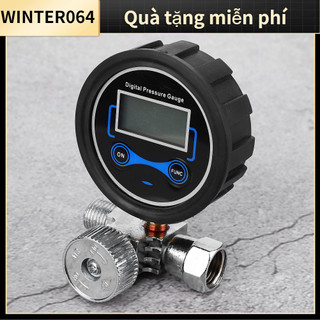 Van điều chỉnh không khí bằng nén Đồng hồ đo áp suất kỹ thuật số Điều 1/4in cho súng phun Winter064
