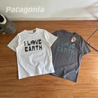 Patagonia Áo thun ngắn tay Cotton ngắn tay cổ điển kiểu Mỹ bán chạy nhất Patagonia
