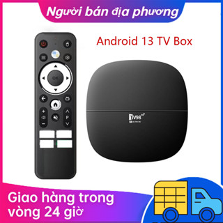 Giao hàng 24 giờAndroid 13 TV Box 2.4G / 5G Dual-WiFi 4K 8 + 128GB BT4.0 Android Box có điều khiển từ xa bằng giọng nói