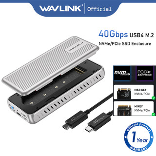 Wavlink 40Gbps PCIe NVMe SSD Vỏ USB4 Vỏ ổ cứng gắn ngoài