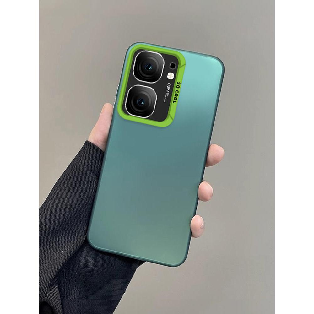 Iqoo Neo 9 Pro iQOONeo9 iQOONeo9Pro Neo9 9Pro Thời Trang Sang Trọng Nhiều Màu Sắc Gradient Vỏ Laser Chống Sốc Mặt Sau Bảo Vệ Camera