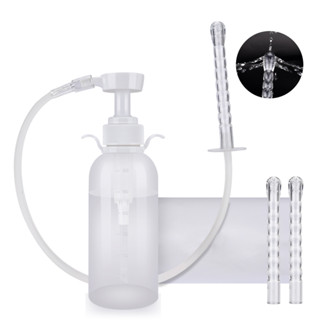 300ML /500ML /600ML Âm Đạo Douche Hậu Môn Douche Cleaner Enema Hậu Môn Bộ Vệ Sinh Âm Đạo Nữ Máy Giặt Âm Đạo Phụ Nữ Giặt Tắm Bơm - Âm Đạo Hậu Môn Cắm Douche Cleaner Hệ Thống Làm Sạch Đại tràng