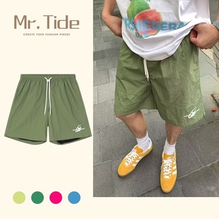 Quần short nam retro Mỹ Quần short cặp đôi thể thao thông thường bằng nylon