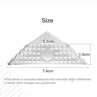  Giá đỡ khối lập phương GAN Giá đỡ hiển thị khối lập phương Tam giác Giá đỡ trong suốt 