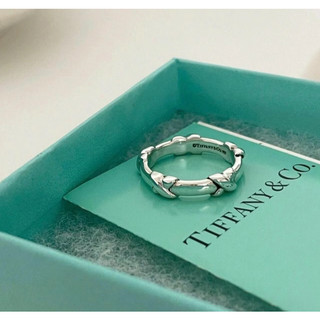 Mới! Nhẫn chữ thập bạc Tiffany 925s
