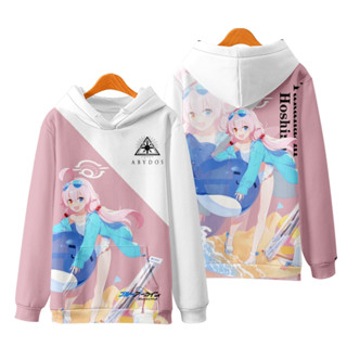 Anime mới Blue Archive Takanashi Hoshino / Sunaookami Siroko Áo Hoodie thời trang nam Nhật Bản dáng rộng dành cho nữ ✷ ❈ Áo len in hình Unisex Áo khoác dài tay có mũ trùm đầu Top Cosplay